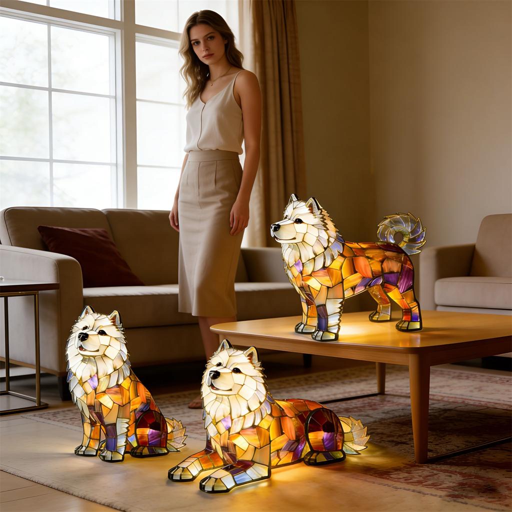 Magisches und buntes seltsames Hundelicht (USB-Anschluss)