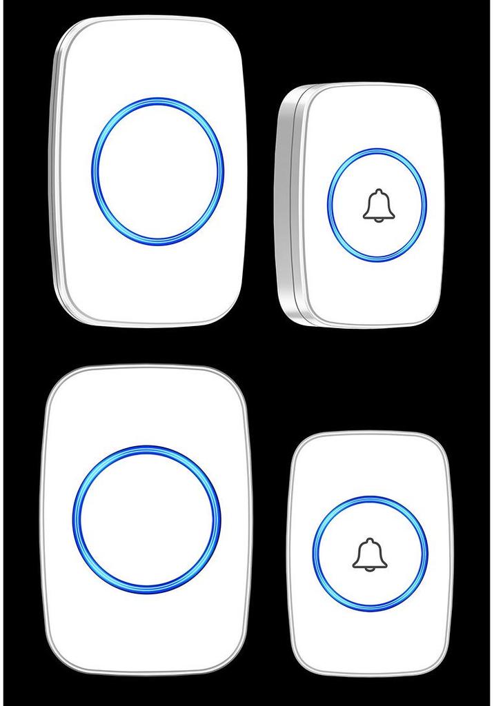 Wireless AC Digital Music Doorbell with Remote Control