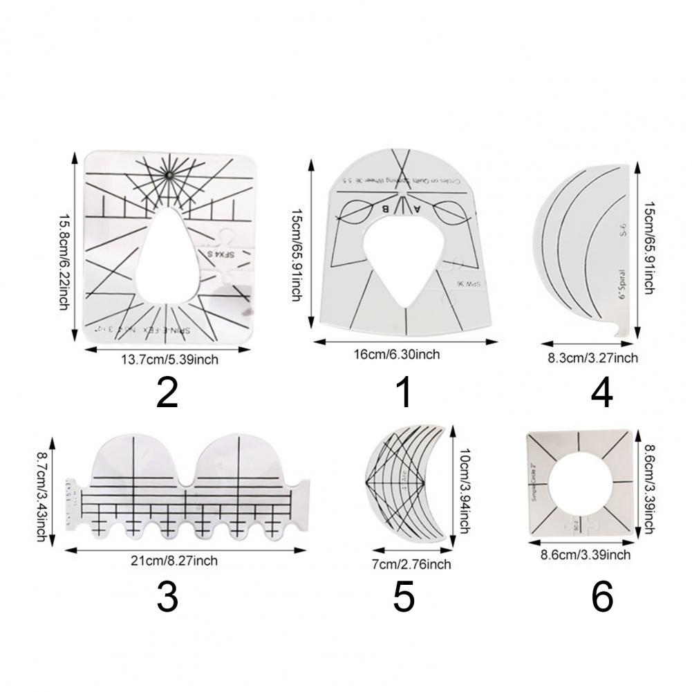 High Quality Multifunction Quilting Tailor Craft Sewing Patchwork Ruler DIY Easy to Use Quilting Ruler for Household