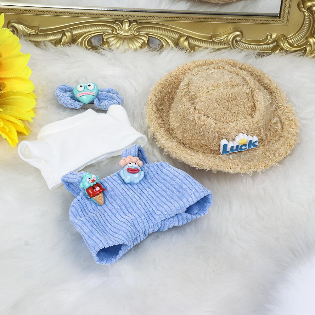 

Для 17 см Кукольная одежда Лабубу Модная одежда Толстовки Кукольная одежда Цветовые толстовки Кукольные аксессуары Милые украшения Маленькая одежда 7