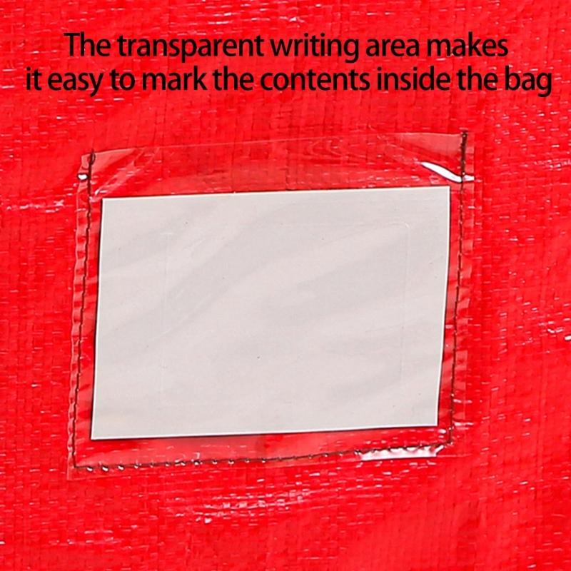 Reusable Christmas Decoration Storage Bag Tear Resistant Fabric With Clear View Panel For Seasonal Accessories