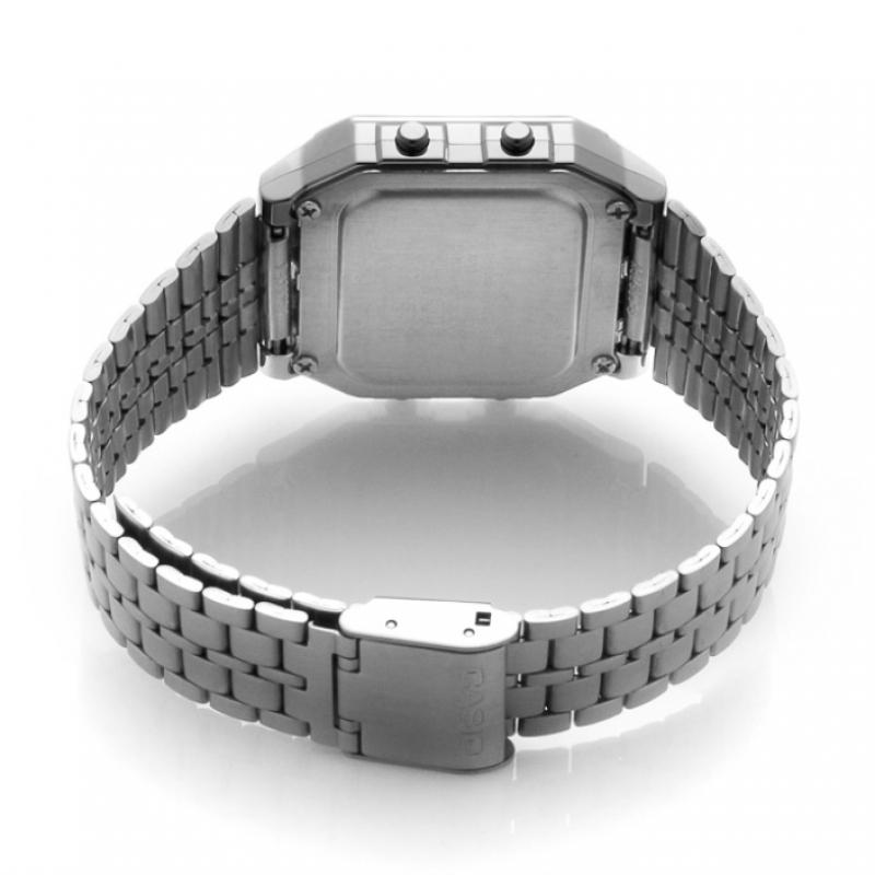 Casio A500wa 1df  A500wa 1  Digital Square Vintage Retro World Time Universal Metal Watch