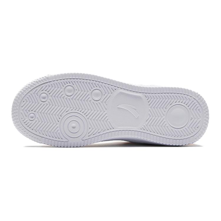 Anta Fashionable Versatile High-Top Kids Skate Shoes Kids Sneakers White Pink A22438004-1