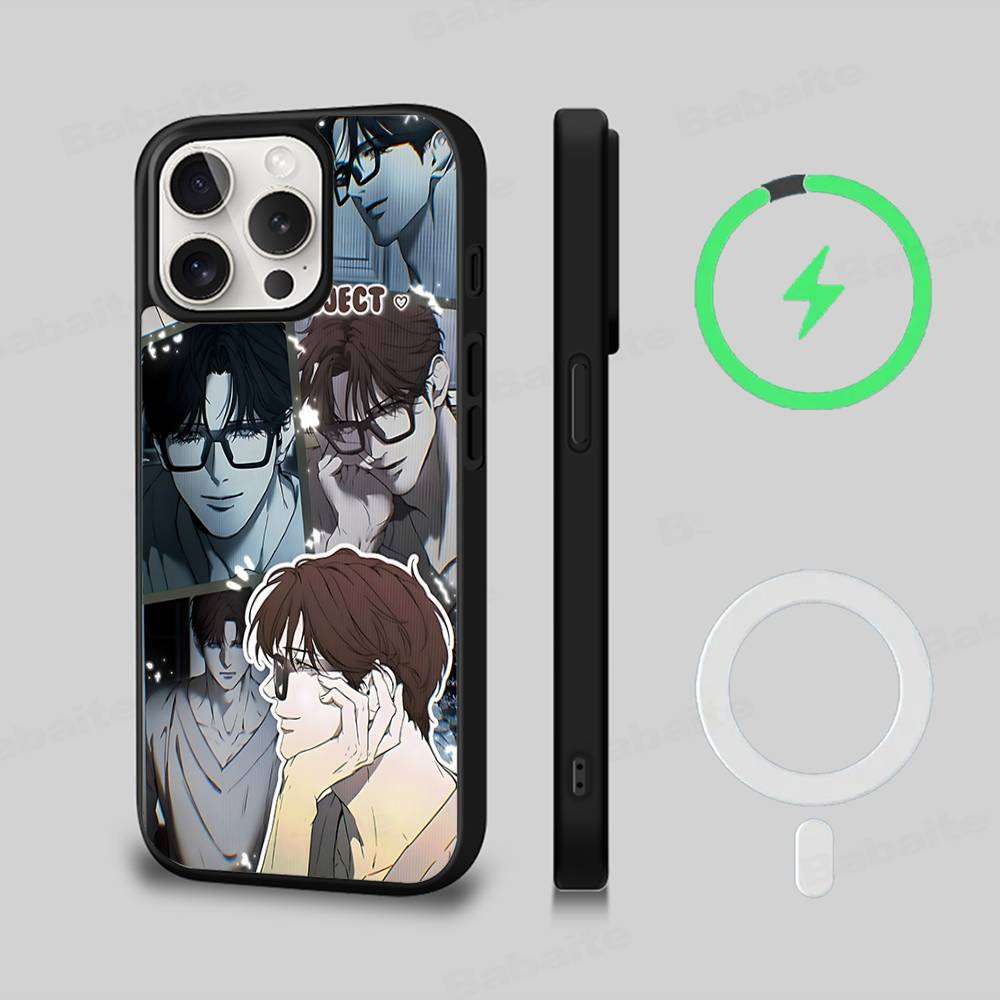Nerd Project Bl Anime For iPhone 17 Air 16 E 15 14 13 12 11 Pro Max Plus PC Shock TPU Cover For Magsafe Phone Cover