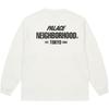 Palace X Neighborhood Collaboration FW25 Letter Tag Logo Waffle Long Sleeve T-Shirt Unisex T-Shirts P29CS050