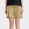 Fila 2023 Summer New Loose High Waist Skirt Pants Sports Five-Point Woven Shorts Women Shorts Light-Chocolate A11W327804F-YE