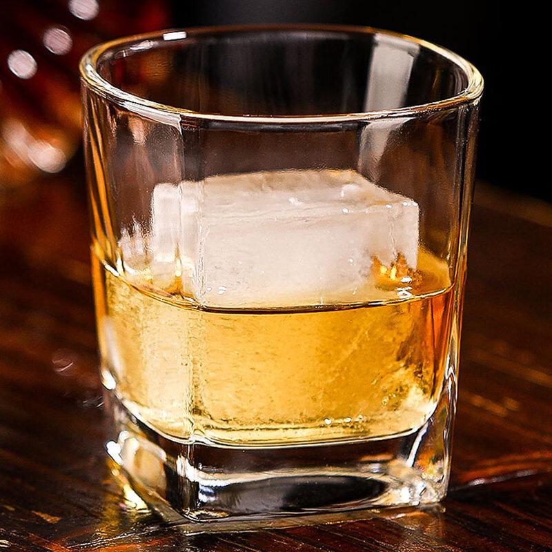 ZISIZ Thickened Square Handmade Glass Mug