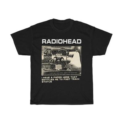 Radiohead T-Shirt Herrenmode Sommer Damen T-Shirts Kinder Hip Hop Tops Arctic Monkeys Tees Damen Tops Rock Boy Camisetas Hombre