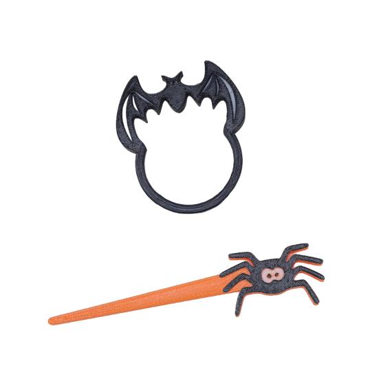 1/2Pcs Halloween Hair Clips Set Bat Weird Halloween Women Hairpins Hair Accessories Holiday Outfits Gifts Photo Props