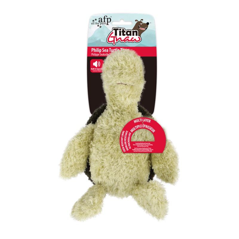 Plush Squeaky Dog Toy Mental Stimulation Dental Care - Assorted Animal Shapes