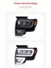 Compatible with 2008-2014 Ford F-150 Raptor: LED Headlight Assembly with DRL & Sequential Turn Signal