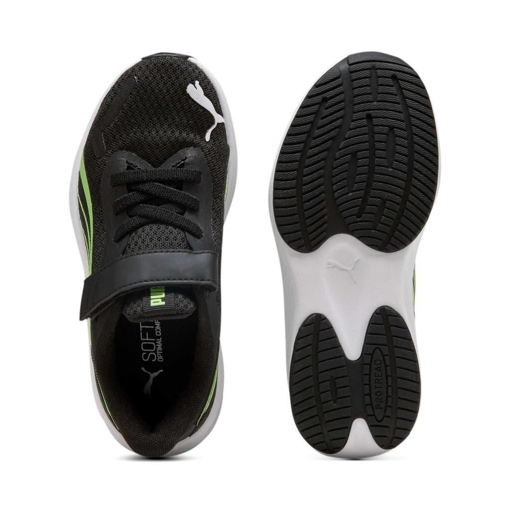 Puma Pounce Lite AC+ Little Kid Black Spring Fern Kids Sneakers White 311650-05