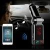 LCD Bluetooth 3,0 kit voiture mp3 transmetteur FM micro double USB chargeur mains libres