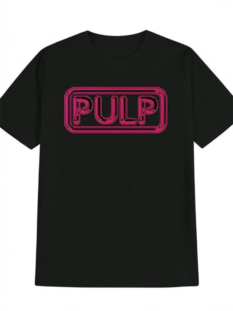 [Graphic T-Shirt] Black amp; Pink Graphic Men039;s Casual T-Shirt | Round Neck Summer Unisex T-Shirt S