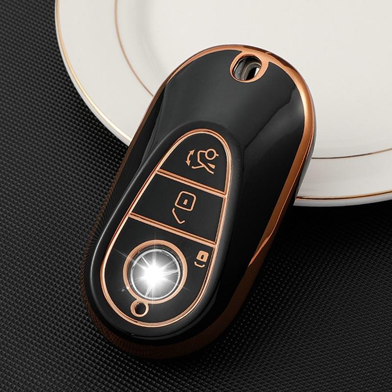 Applicable To Mercedes-Benz 22 New C-class Key Cover C200L Case C260LS Class S400L Bag S450L Car Maybach Buckle