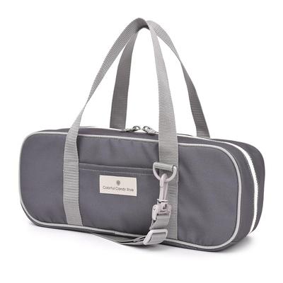 BUNTE Süßigkeiten-Stil Farbe Tasche, Wasserabweisend und Leicht (Netzrücken), Einfarbig, Aschblau, Coole Netz-Kunsttasche für Jungen mit Schultergurt (NM904