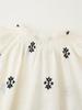 Spring/Summer 2025 Women's Casual Embroidered Long Sleeve Tie-Up Shirt 4387051