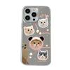 Cute Cute Pet Full Screen Cat Splicing iPhoneAIR with Mirror Mobile Phone Case Apple 12Pro Anti-drop Protective Case