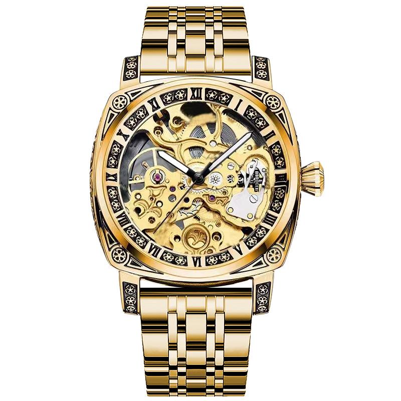 Reloj Mecánico de Lujo Suizo TWCIS Resistente al Agua para Celebridades con Diseño de Alta Calidad