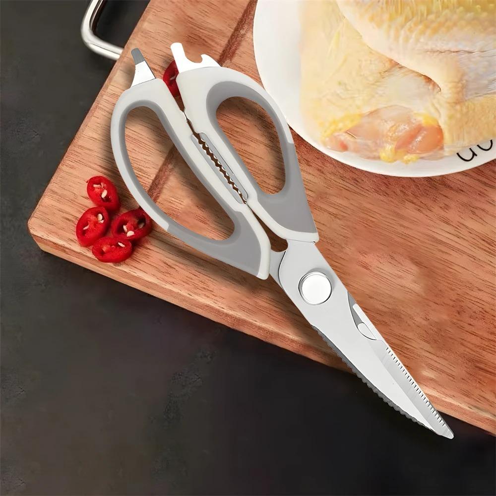 Ergonomiczne uchwyty Nożyce kuchenne z osłoną ochronną Nożyczki kuchenne Warzywa