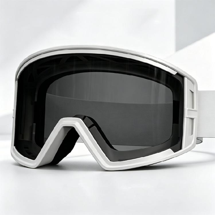 Enclosed Wind Glasses with Broad Lens and Head Band to Help Cover the Eye Area from Wind and Suspended Outdoor Dust