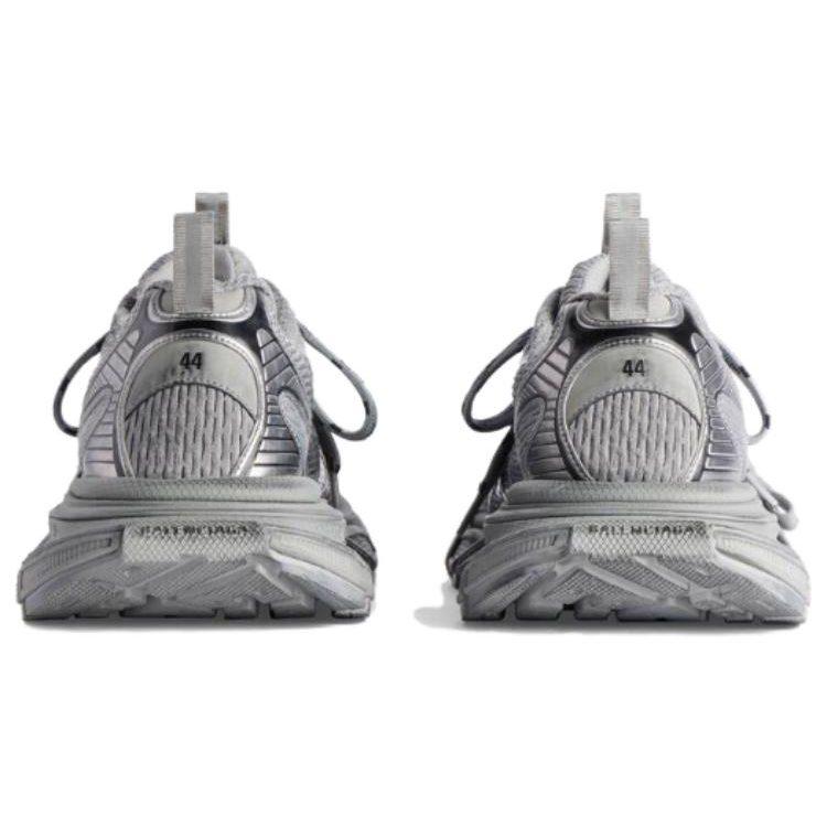 Balenciaga 3XL Mesh Low Top Chunky Sneakers Men's Silver Gray 734734W3XL11210