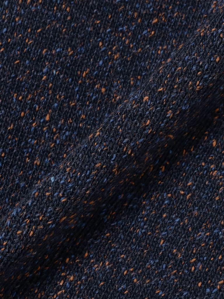 B:MING LIFE STORE by BEAMS Men's Double-Face Nep Crew Sweatshirt, Navy, Size L