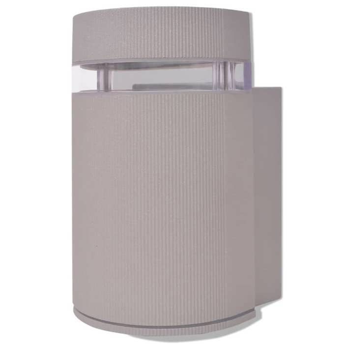 VidaXL Applique Murale Extérieure Demi-cylindrique Lampe Jardin Allée Porche 42233