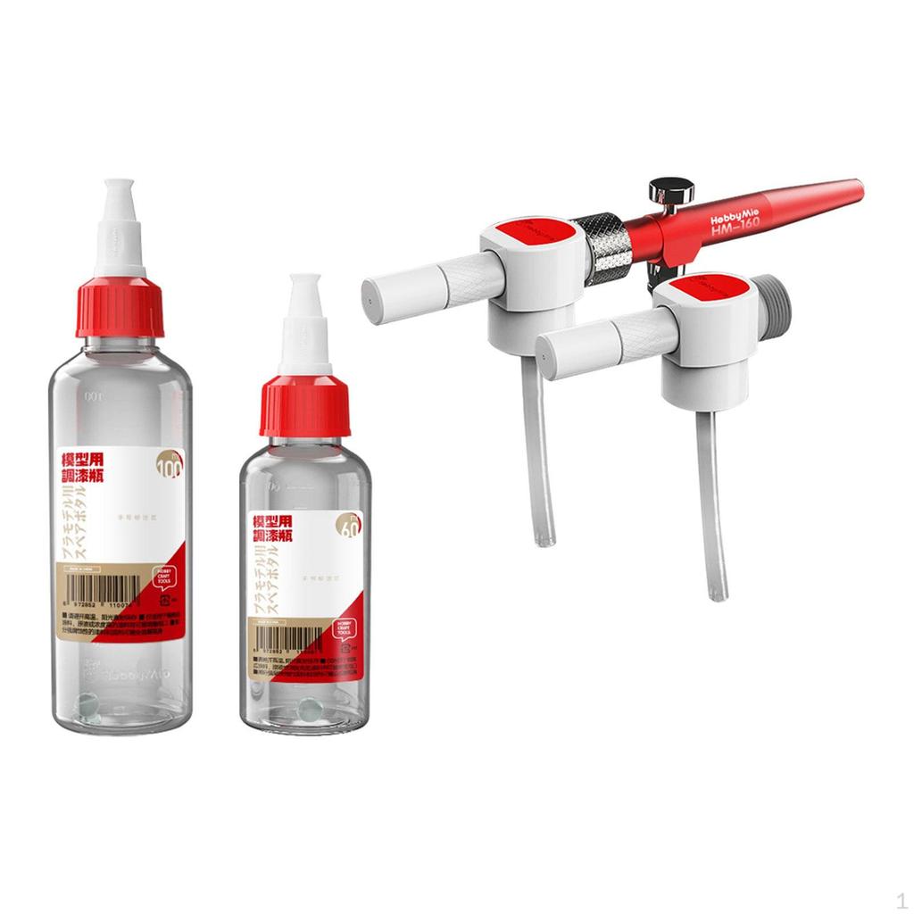 Washfree Airbrush Set Sprayer Accessories for Stencils Cars Cabinet