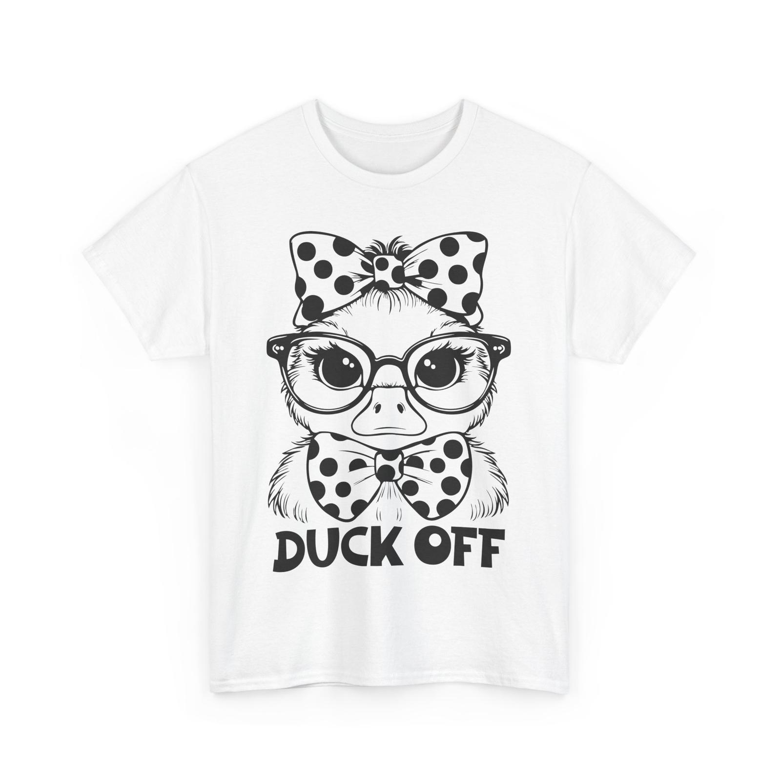 Nerdy Duck T-Shirt - Geeky Ducky Science Tee Duck Off Funny Shirt XXXL