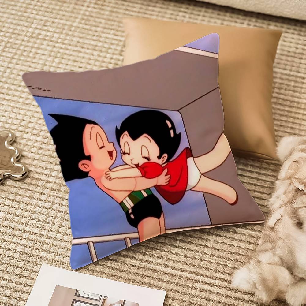 

Anime A-Astro B-Boy Pillow Case Anti-dustmite Invisible Zipper Sofa Bed 12x12Inch