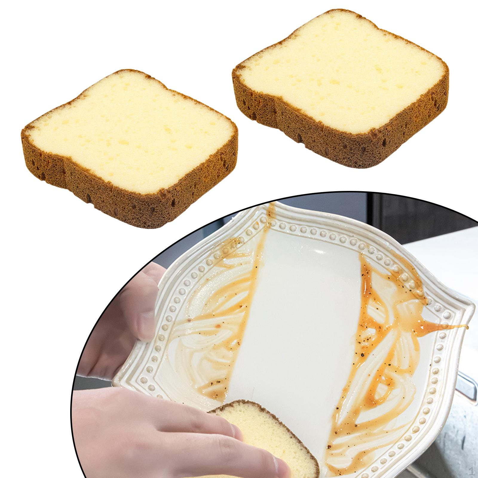 2 шт. кухонные губки для мытья посуды многоцелевой скребок для посуды White Core