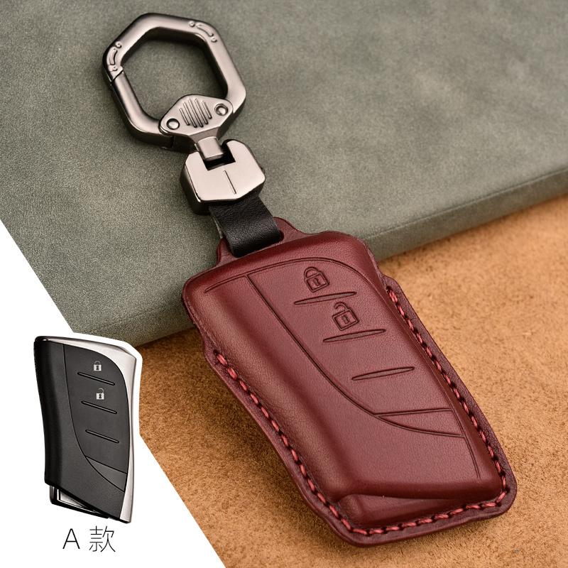 S Genuine Leather Car Remote Key Fob Cover Key Case For Lexus Es300H Es350 Es200 Es260 Ls350 Ls500H Fob Key