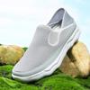 Summer Shoes Men Couple Casual Shoes Fashion Lightweight Breathable Walking Sneakers Slip-on Mens Mesh Flats Shoes Plus Size 48