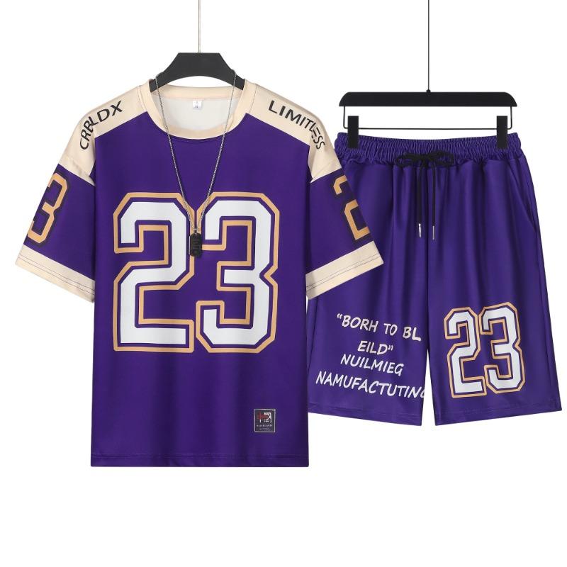 Korean Casual Sports Set New Summer Men s Clothing Sports Set Breathable XXS