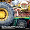 Chain and Binder Kit Ratchet Load Binder 3/8in-1/2in 10ft Chains Hauling