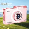 Fotocamera digitale con doppio obiettivo, display IPS, messa a fuoco automatica, zoom, anti-vibrazione, ricaricabile, condivisione wireless, fotocamera selfie Wi-Fi