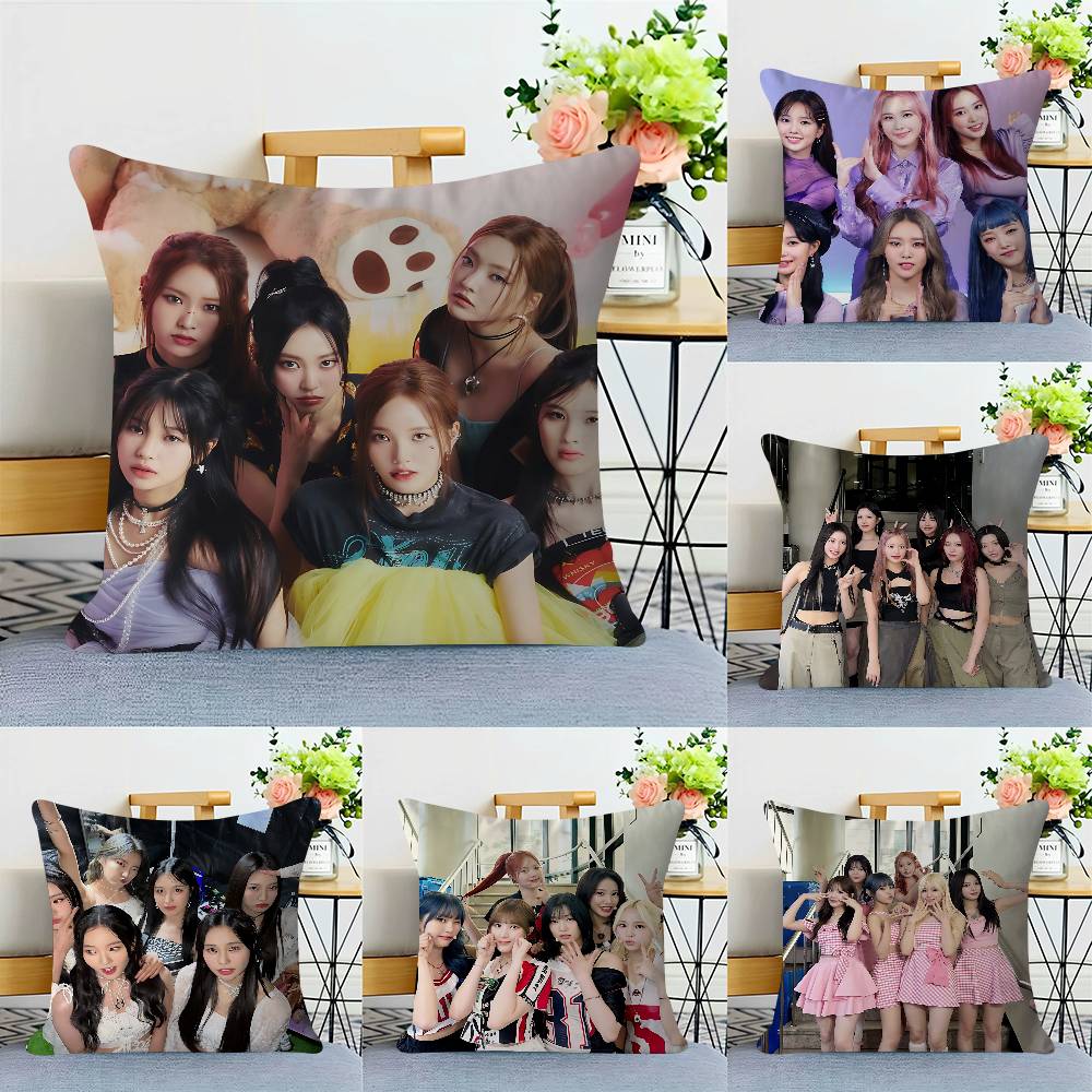 Kpop W-Weeekly ANIME Kissenbezug Auto Sofakissenbezug Weihnachtsgeschenk 40x40cm 45x45cm