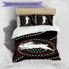 South Sydney Rabbitohs Set Lenzuola Stampato 3 Pezzi Copripiumino Morbido Traspirante Federe Set Lavabile Decorazione Camera da Letto Regalo per la Casa