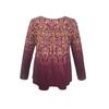 2025 European & American Plus Size Autumn Women's Print Button Long Sleeve Top T-shirt