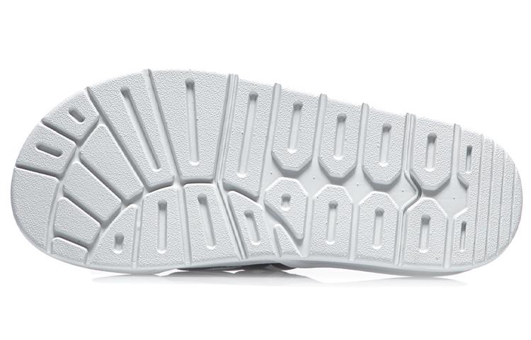 Li Ning Rubber Sole Slide Slippers Women's Black White AGAR014-1