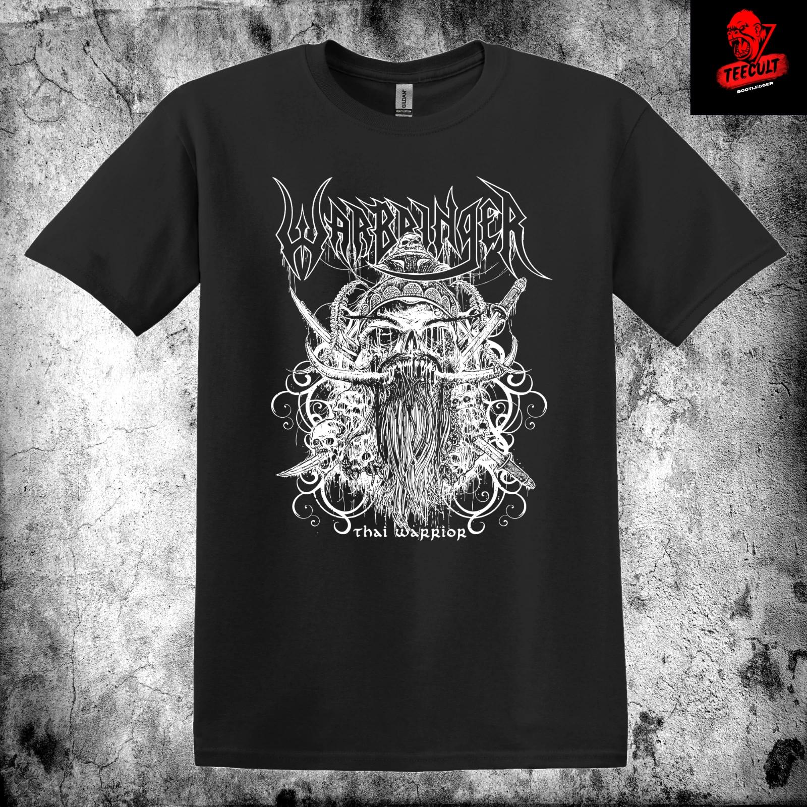 Men s and Women s T-shirts Warbringer Thai Warrior Metal Rock Band Unisex Heavy Cotton XXXL
