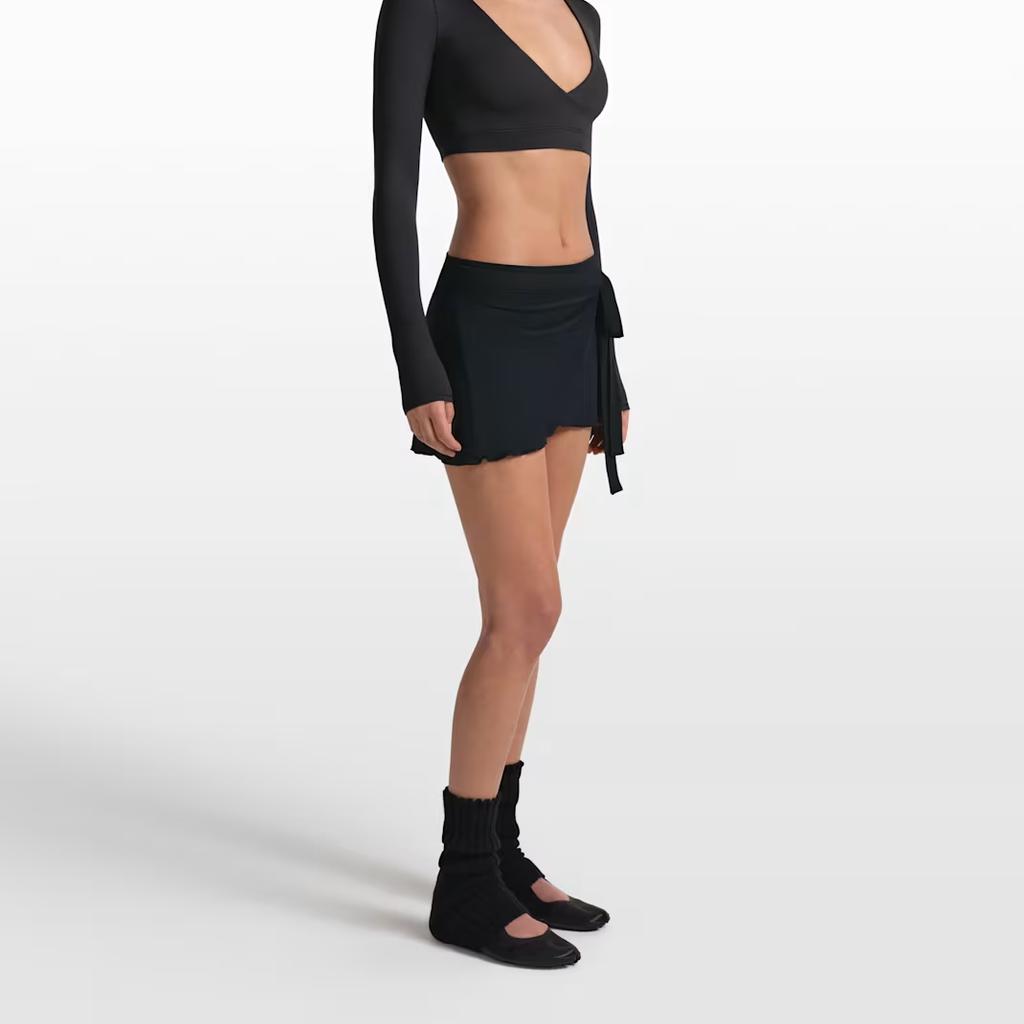 Nike × SKIMS Stretch Knit Lightweight Elastic Knit Versatile Fashion Casual Skirt Women skirts SKIRTSKT10091W-OBD