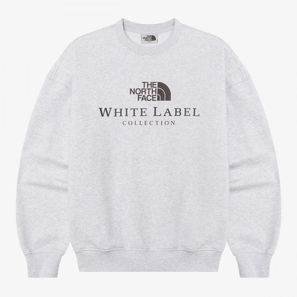 

The North Face White Label Signature Sweatshirt Melange Grey Nm5mr51l MELANGE GREY/100