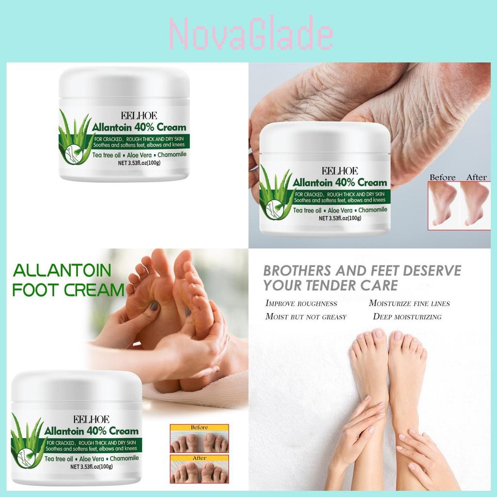Eelhoe Nourishing Foot Care Cream For Dry Cracked Skin Moisturizing And Hydrating 100g
