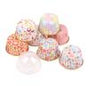 50Pcs/Set Disposable Cupcake Cups Or Lids Disposable Muffin Cups Heat Resistant Glossy Cupcake Liners Diy Baking Supplies