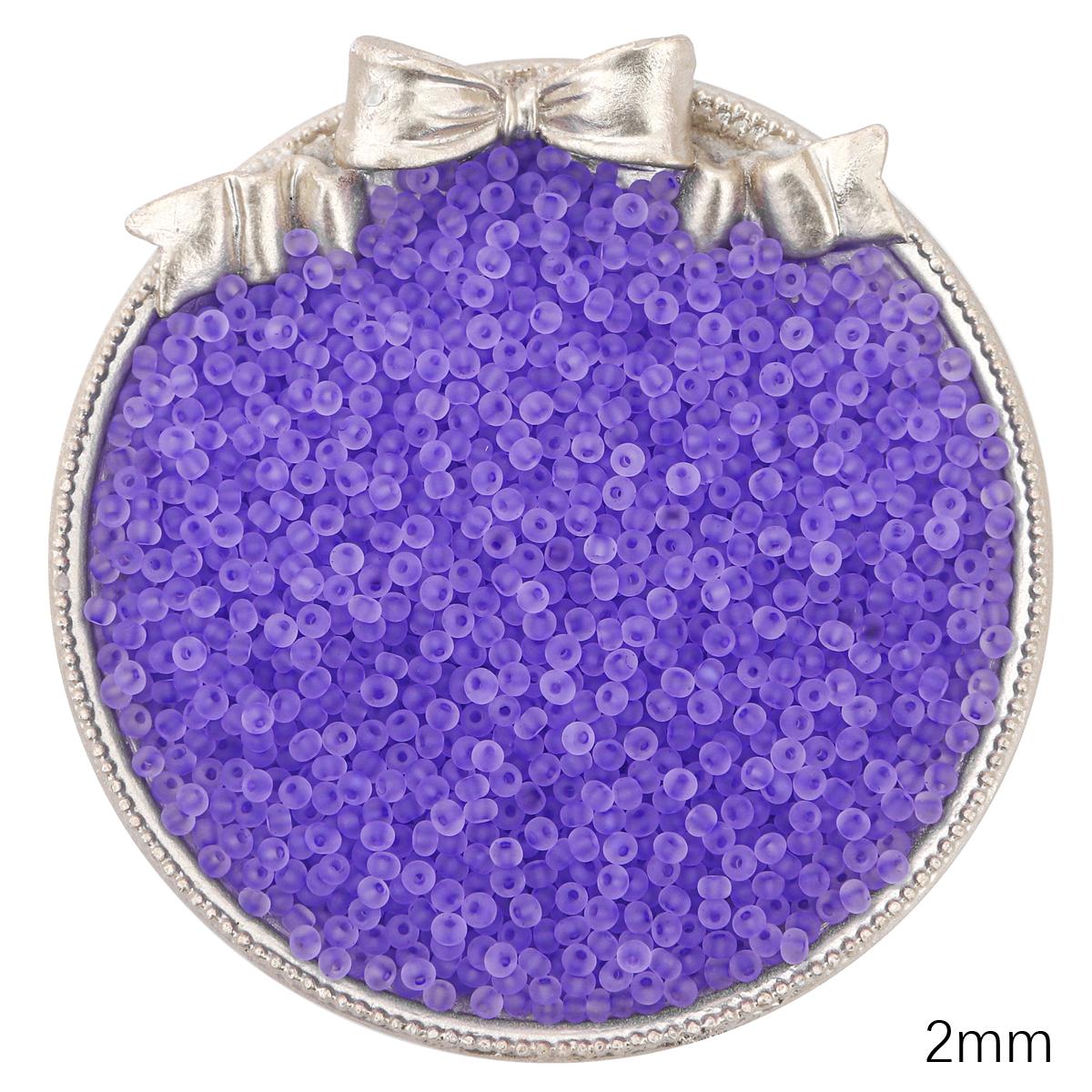 

Прозорі матові чеські скляні намистини Розсипний бісер для виготовлення ювелірних виробів своїми руками, шиття одягу, бісеру, аксесуарів A07 2mm 660pcs