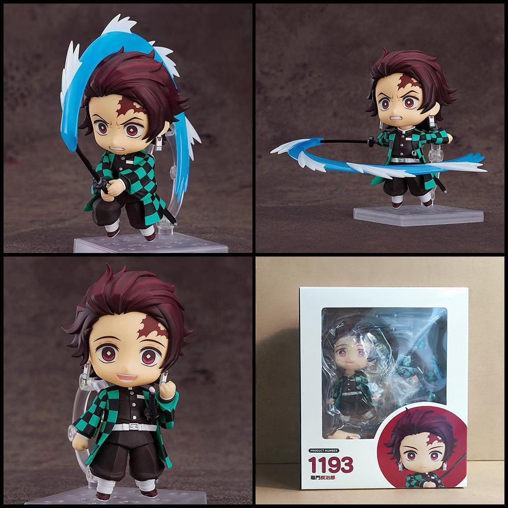 Demon Slayer Anime Figure Akaza Action Swappable Faces Movable Joints 2112 Articulated Poseable Detailed Scale Collectible