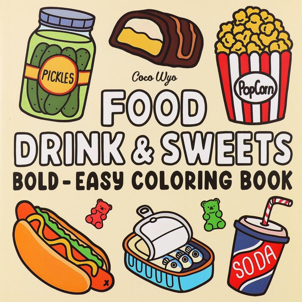 In Stock Adult & Teen Coloring Book: Bold, Simple, and Comfortable Space Designs