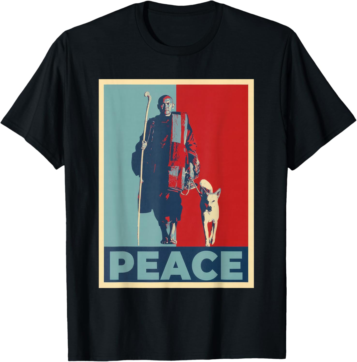 Walk for Peace Buddhist Monks Inspirational Journey T-Shirt S разноцветный